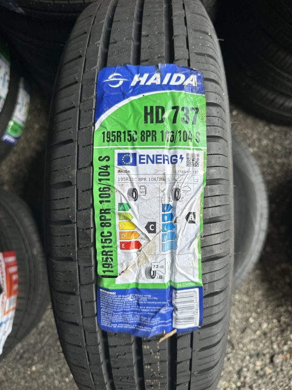 New Tyre 195R15C 8PR Haida HD 737 Year 2024