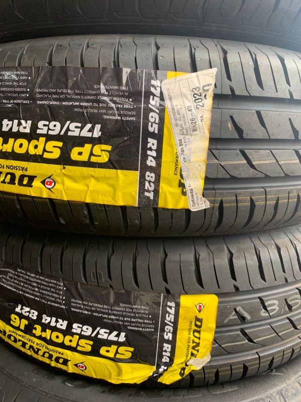 New Tyre 175/65R14 Dunlop Year 2024