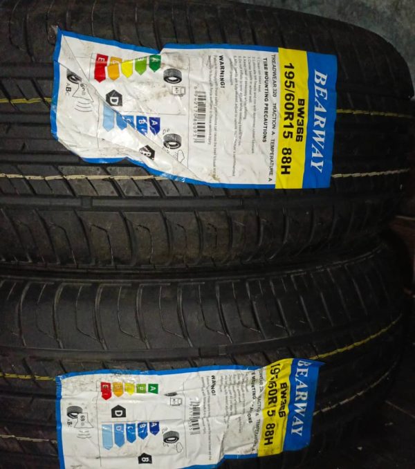New Tyre 195/60R15 BEARWAY BW366 88H Year 2024