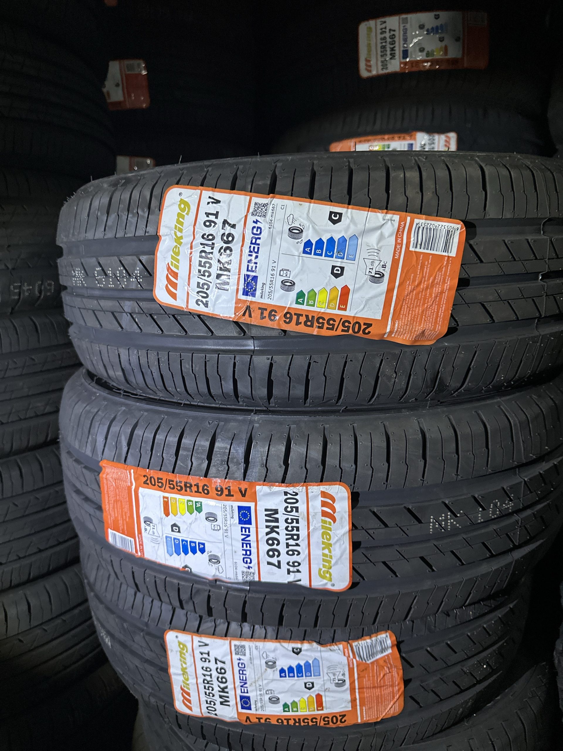 New Tyre 205/55R16 MILEKING MK667 Year 2024