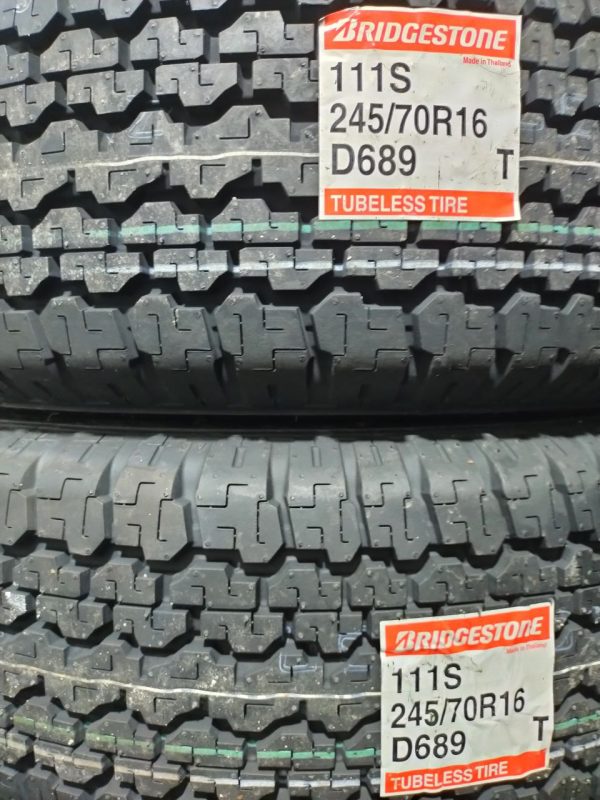 New Tyre 245/70R16 Bridgestone Year 2024