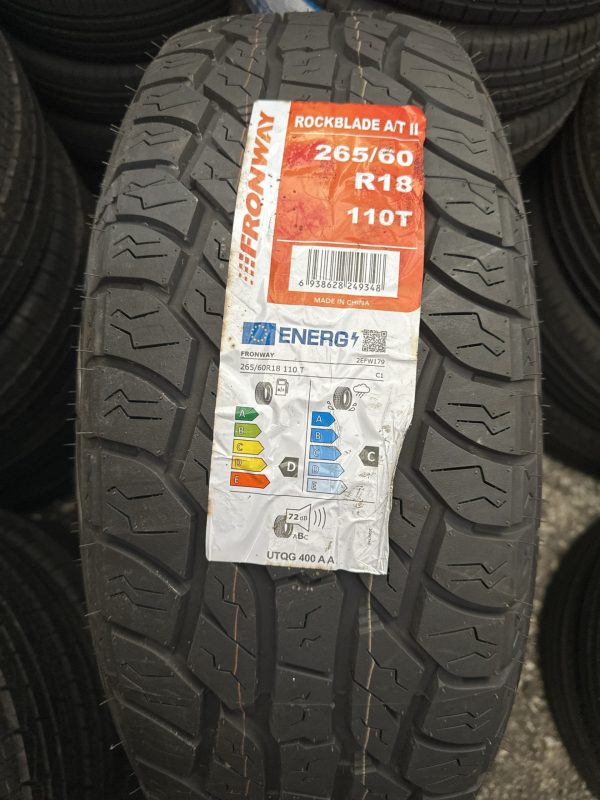 New Tyre 265/60R18 FRONWAY ROCKBLADE A/T 110T Year 2024