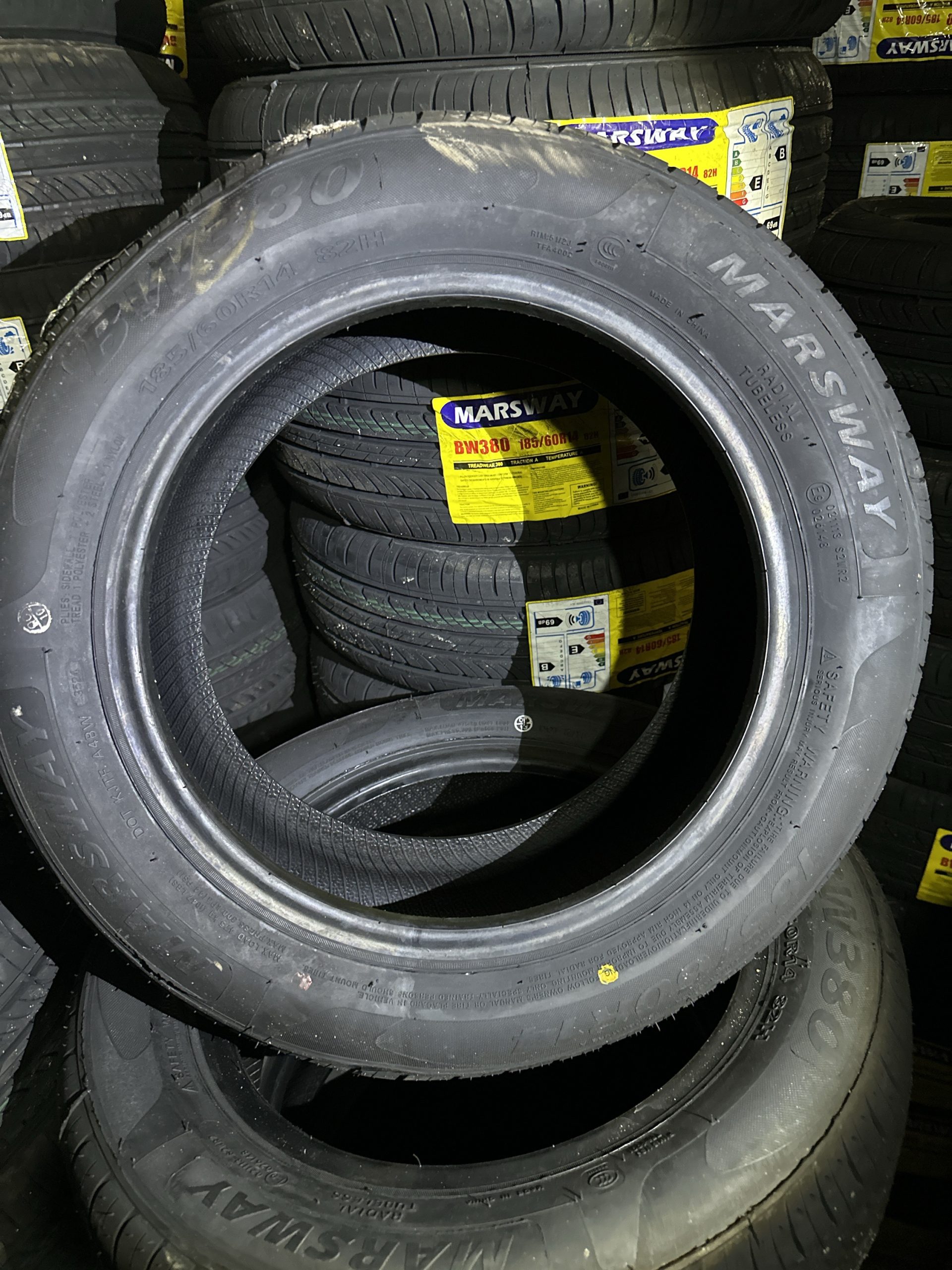 New Tyre 185/60R14 MARSWAY BW380 82H Year 2024 - Image 2