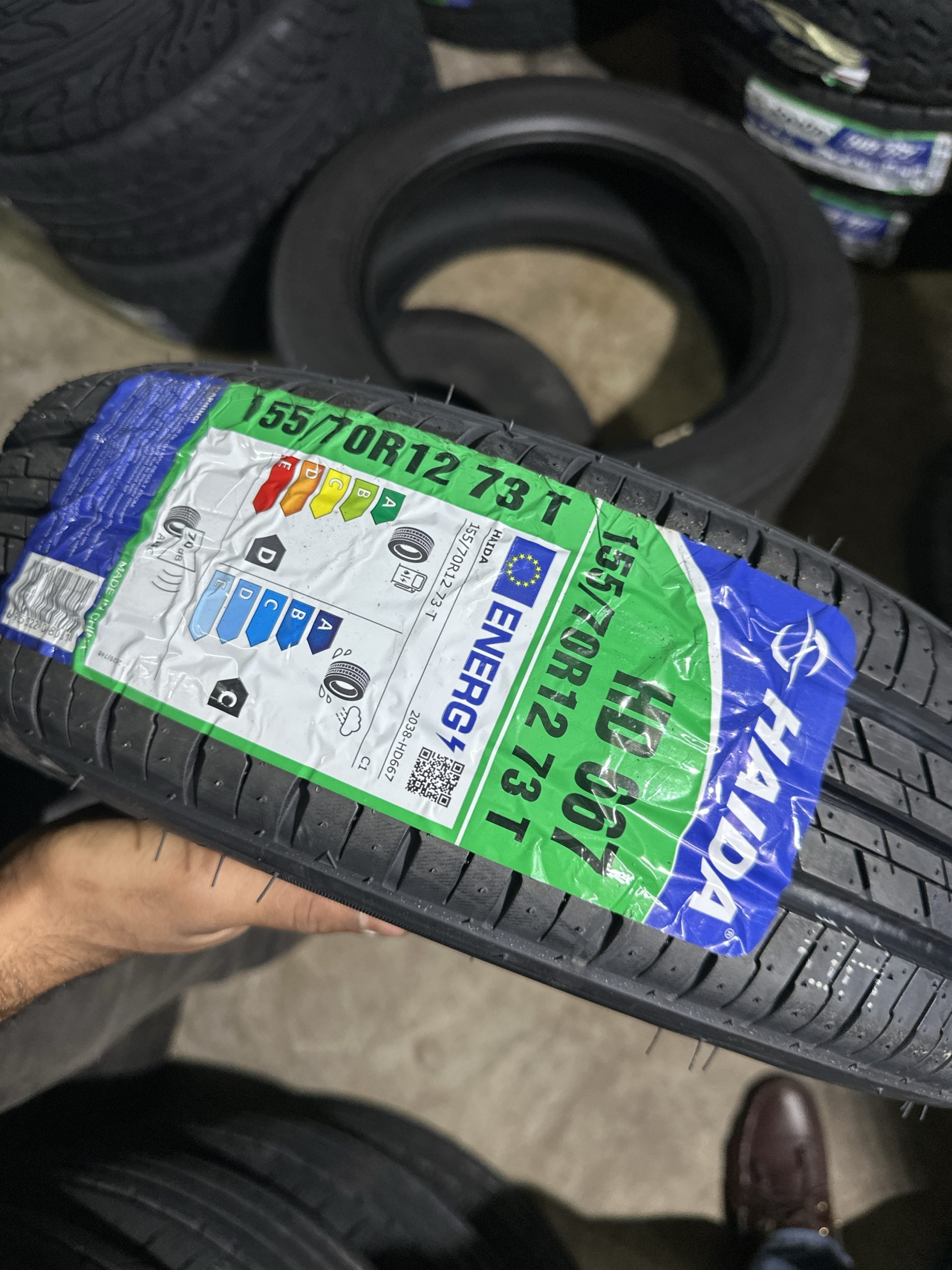 New Tyre 155/70R12 HAIDA HD667 Year 2024