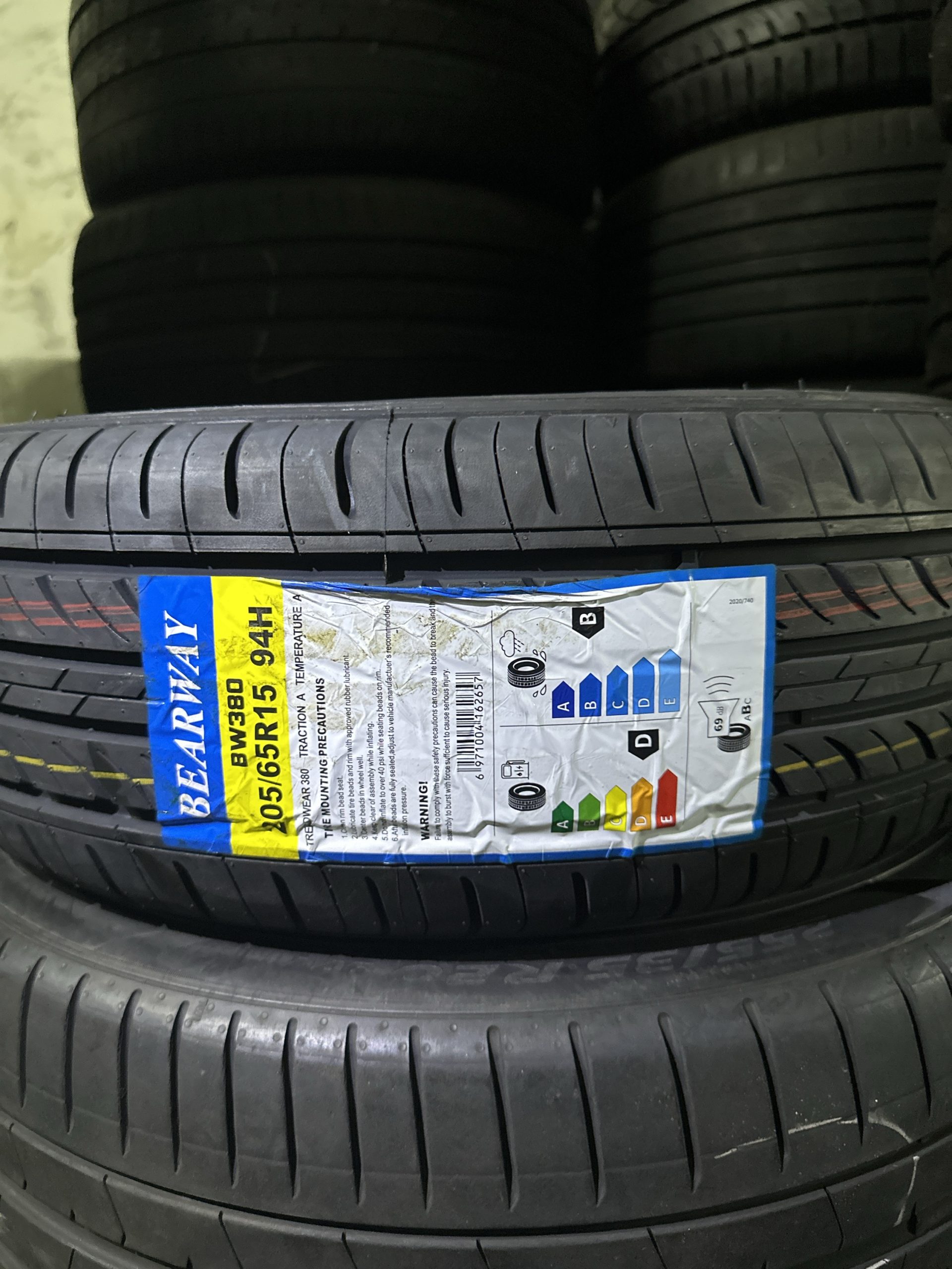 New Tyre 205/65R15 BEARWAY BW380 94H Year 2024